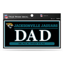 Jaguars 3" X 6" True Pride Decal - Dad