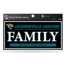 Jaguars 3" X 6" True Pride Decal - Family