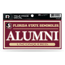 Florida State 3" X 6" True Pride Decal - Alumni