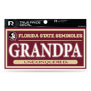 Florida State 3" X 6" True Pride Decal - Grandpa