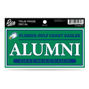 Florida Gulf Coast University 3" X 6" True Pride Decal - Alumni (Alternate)