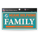 Dolphins 3" X 6" True Pride Decal - Family
