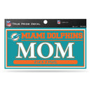 Dolphins 3" X 6" True Pride Decal - Mom
