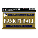 Georgia Southern 3" X 6" True Pride Decal - Basketball