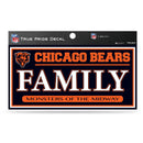 Bears 3" X 6" True Pride Decal - Family