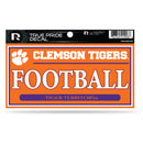 Clemson 3" X 6" True Pride Decal - Football