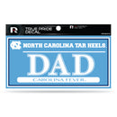 North Carolina 3" X 6" True Pride Decal - Dad