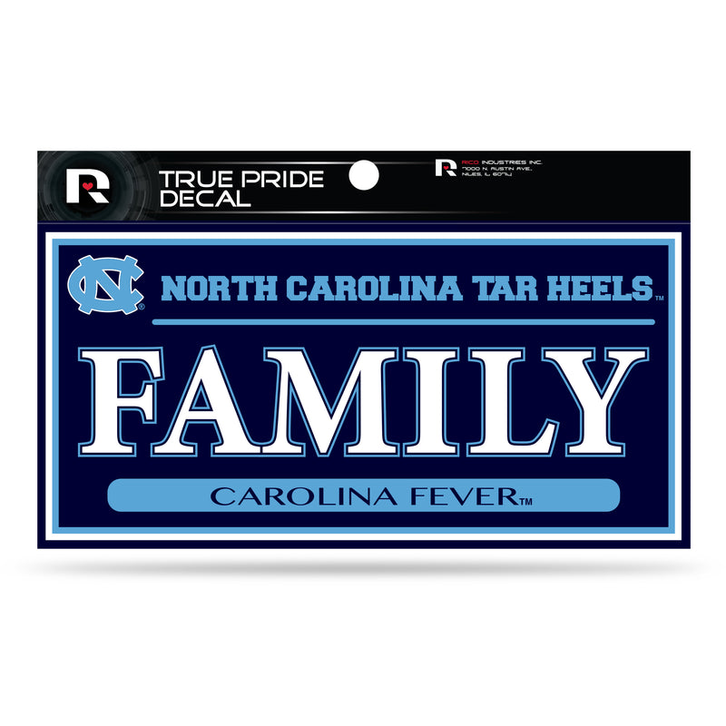 North Carolina University 3" X 6" True Pride Decal - Family (Alternate)