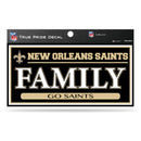 Saints 3" X 6" True Pride Decal - Family