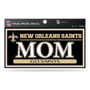 Saints 3" X 6" True Pride Decal - Mom