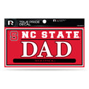 North Carolina State 3" X 6" True Pride Decal - Dad
