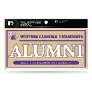 Western Carolina 3" X 6" True Pride Decal - Alumni (Alternate)