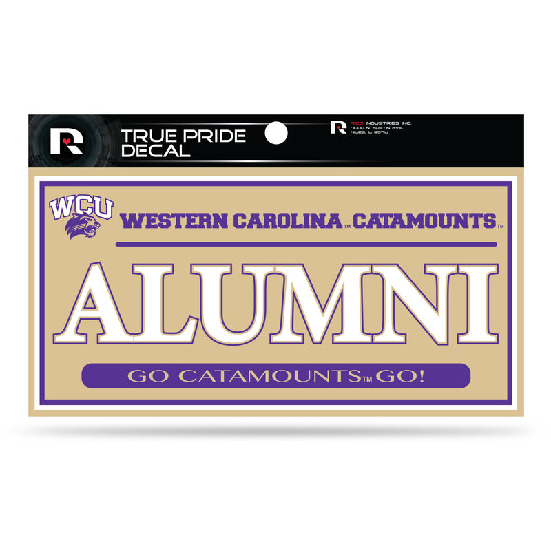 Western Carolina 3" X 6" True Pride Decal - Alumni (Alternate)