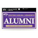 Western Carolina 3" X 6" True Pride Decal - Alumni