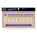 Western Carolina 3" X 6" True Pride Decal - Basketball (Alternate)