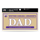 Western Carolina 3" X 6" True Pride Decal - Dad (Alternate)