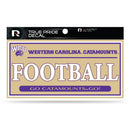Western Carolina 3" X 6" True Pride Decal - Football (Alternate)