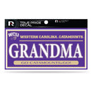 Western Carolina 3" X 6" True Pride Decal - Grandma
