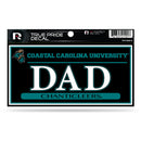 Coastal Carolina 3" X 6" True Pride Decal - Dad