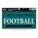 Coastal Carolina 3" X 6" True Pride Decal - Football (Alternate)