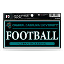 Coastal Carolina 3" X 6" True Pride Decal - Football