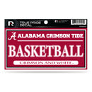 Alabama University 3" X 6" True Pride Decal - Basketball