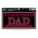 Alabama University 3" X 6" True Pride Decal - Dad (Alternate)