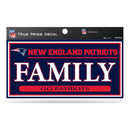 Patriots 3" X 6" True Pride Decal - Family