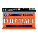 Auburn 3" X 6" True Pride Decal - Football (Alternate)