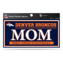 Broncos 3" X 6" True Pride Decal - Mom