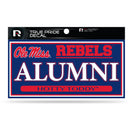 Mississippi University 3" X 6" True Pride Decal - Alumni