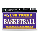 Lsu Louisiana State University 3" X 6" True Pride Decal - Basketball