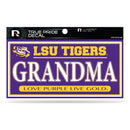 LSU 3" X 6" True Pride Decal - Grandma