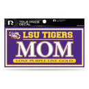 LSU 3" X 6" True Pride Decal - Mom