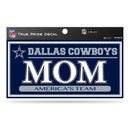 Cowboys 3" X 6" True Pride Decal - Mom