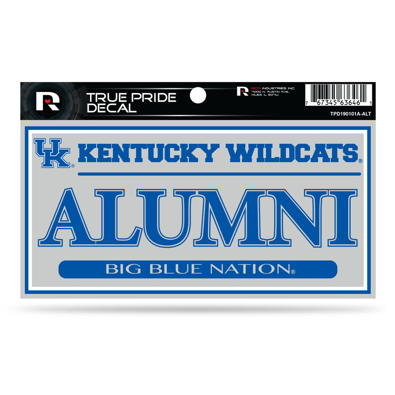 Kentucky University 3" X 6" True Pride Decal - Alumni (Alternate)