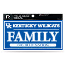 Kentucky University 3" X 6" True Pride Decal - Family