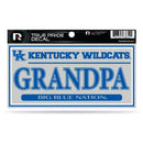 Kentucky University 3" X 6" True Pride Decal - Grandpa (Alternate)