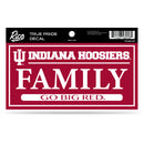 Indiana University 3" X 6" True Pride Decal - Family
