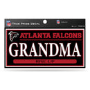 Falcons 3" X 6" True Pride Decal - Grandma
