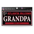 Falcons 3" X 6" True Pride Decal - Grandpa