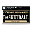 Purdue 3" X 6" True Pride Decal - Basketball