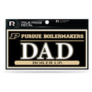 Purdue 3" X 6" True Pride Decal - Dad