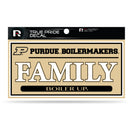 Purdue 3" X 6" True Pride Decal - Family (Alternate)