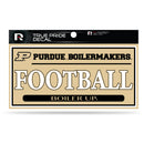 Purdue 3" X 6" True Pride Decal - Football (Alternate)