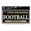Purdue 3" X 6" True Pride Decal - Football