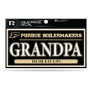 Purdue 3" X 6" True Pride Decal - Grandpa
