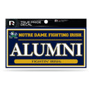 Notre Dame 3" X 6" True Pride Decal - Alumni
