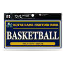 Notre Dame 3" X 6" True Pride Decal - Basketball