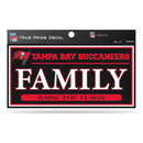 Buccaneers 3" X 6" True Pride Decal - Family